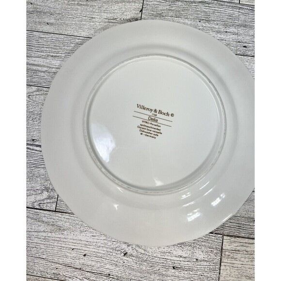 Two Villery & Boch Delia Salad/ Side Plates W.Germany - Picture 5 of 8